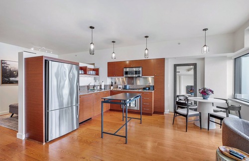 Corbett - Terwilliger - Lair Hill Condo | Luxury high rise condo with river and mountain views, walk to OHSU
