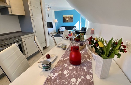 Quetzin Apartment | Luxury holiday home, sauna and fireplace for the whole family