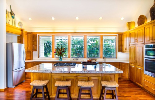 Poipu Villa | Luxury Home, A/C, Heated Pool, Gourmet Kitchen, 4BR 6 Bath, 3 Master Suites.