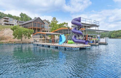 Linn Creek House | Luxury Home on Cove with Boat Slips, Waterslides, and Jump Deck
