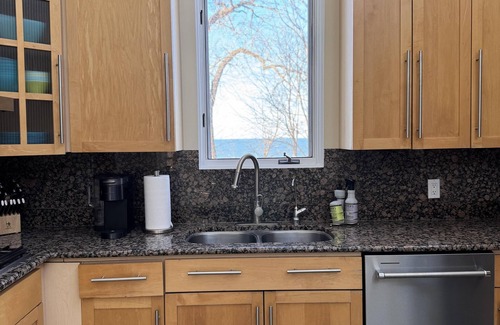 Riverside House | Luxury Home on Lake Michigan! Private Beach, Pool and Hot Tub