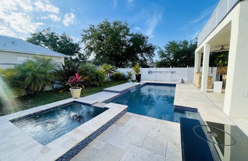Trailer Estates House | Luxury Home W/Pool Spa & Pool Heated Near IMG & Beach