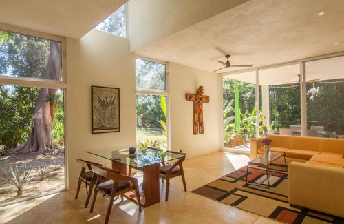 Chacala House | Luxury home w/ private beach & gated community, 100 + Mbps internet