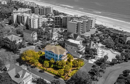 Litchfield by the Sea House | Luxury home with pool, beach access, and spectacular view. Private resort.