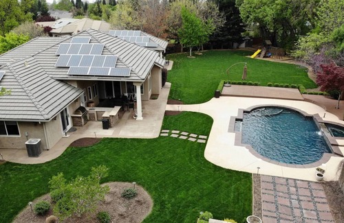 Chico House | Luxury Home with Pool, Game Room, Outdoor Gym on 1 acre manicured lot