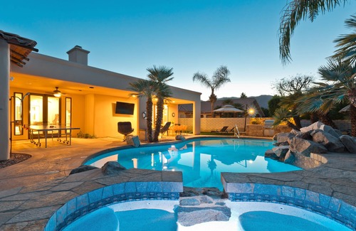 Desert Club Estates House | Luxury in La Quinta w/Large Saltwater Pool-Arcades-Ping Pong-EV