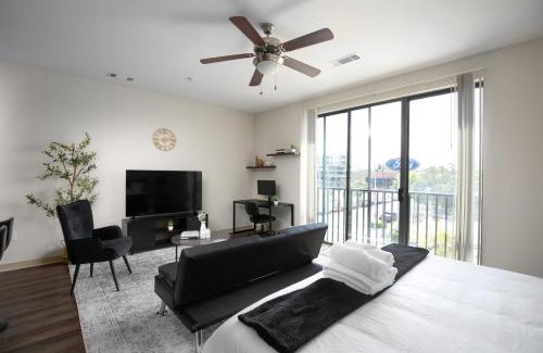 Five Points South Apartment | Luxury King Bed Suite A plus Amenities and Great Location