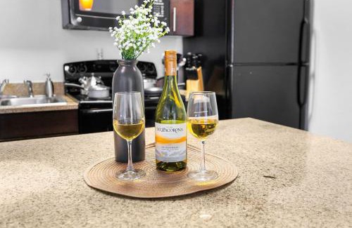 Five Points South Apartment | Luxury King Bed Suite A plus Amenities and Great Location