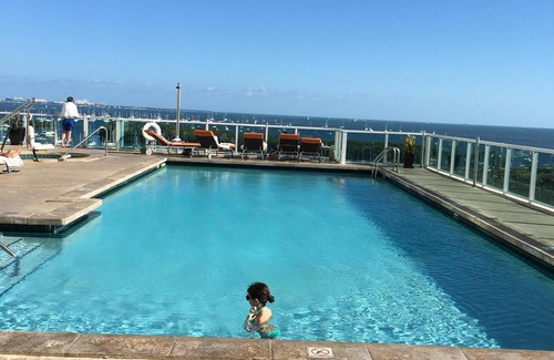 Coconut Grove Apartment | Luxury King Studio with Ocean View Private Balcony- Historic Coconut Grove!