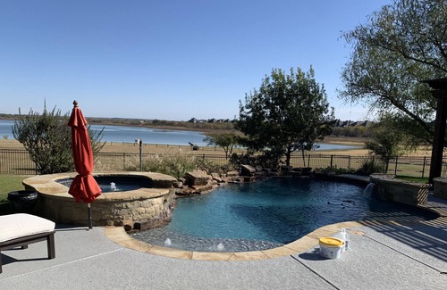 Frisco House | Luxury Lakefront Home with pool