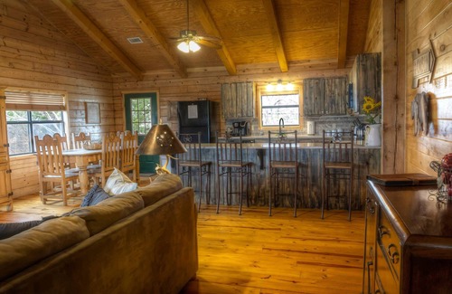 Rio Frio Cabin | LUXURY LOG CABIN #1 ON THE FRIO RIVER