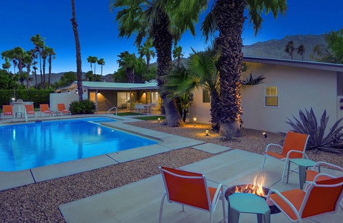 El Mirador House | Luxury Midcentury Home in Movie Colony +Pool & Spa+Mtn Views - House of 57
