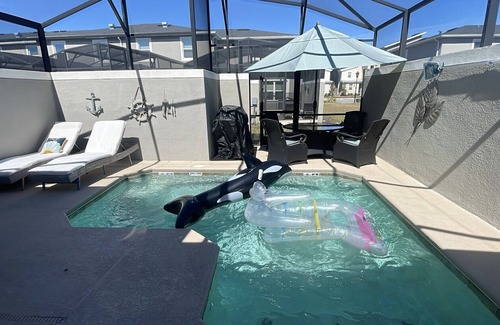 Kissimmee House | Luxury/Modern 5Bed and 4bath Private Pool and Free Resort 10min da Disney 11ppl