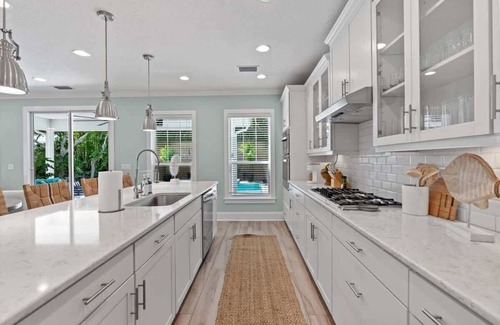 Vilano Beach House | Luxury Oasis Heated Pool, Game Rm, 3 Blks to Beach