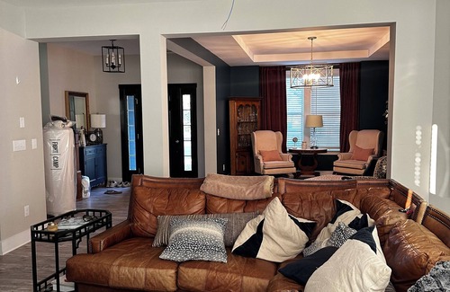 Riverview House | Luxury Oasis Pool & Patio Paradise Saltwater Pool & Outdoor Gas Fire Place