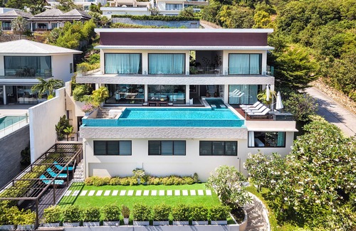 Choeng Mon Villa | Luxury Oceanfront Family Friendly Pool Villa with Spectacular Views