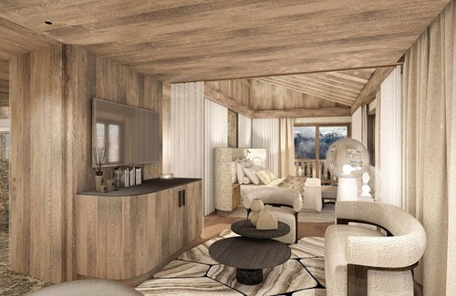 Courchevel Apartment | Luxury penthouse in Courchevel with ski-in and wellness area