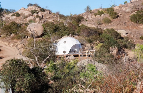 Fallbrook RV Rental | Luxury Peppertree Ridge Dome at Splitrock Valley