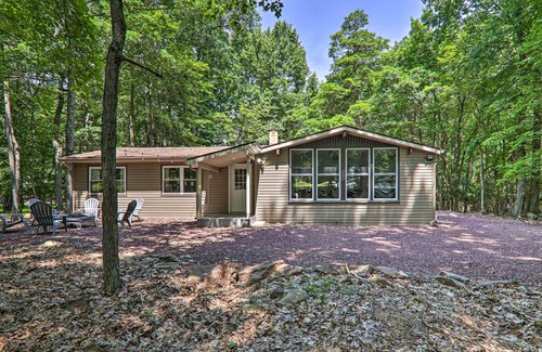 Lake Harmony Estates House | Luxury Pocono Home w/ Deck, Walk to Lake Harmony!