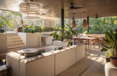 Playa Guiones Villa | Luxury residence with private sauna & cold plunge, steps from the beach