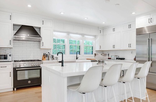 Sag Harbor House | Luxury Resort-Style Retreat in the Heart of Sag Harbor with Heated Pool,.