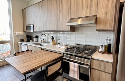 Pulaski Park Apartment | Luxury River West High-Rise N3 Gym+Rooftop+Skyline