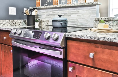 St. Louis Apartment | Luxury Romantic Lovers Oasis w/Colorful Mood Lighting & Heated Massage Table