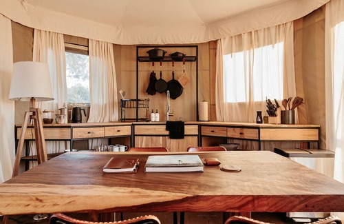 Johnson City RV Rental | Luxury Safari Tents on 96 acres in the Texas Hill Country