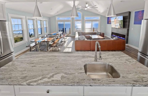 Avon House | Luxury Soundfront w/Pool, Hot Tub, Elevator, Watersports Access, Media Room