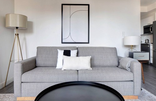 South of Washington Apartment | Luxury South End 1BR w. W/D and Gym, by Blueground