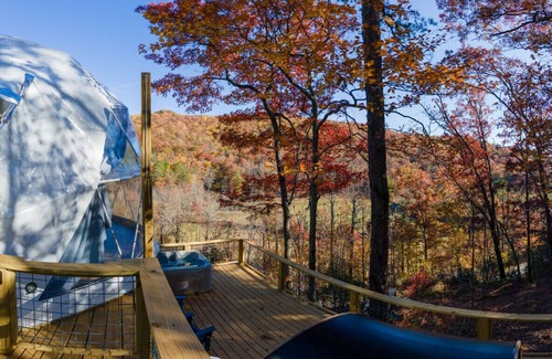 Balsam Grove House | Luxury Spa Dome: Sauna & Hot Tub