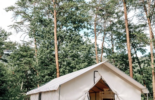 Delta RV Rental | Luxury Spacious Glamping, Lake View, Grill, Pool, Pet Friendly, Swim