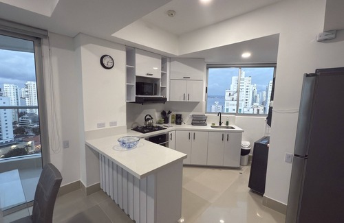 Bocagrande Apartment | Luxury Stay in Cartagena Prime Beachfront + Views