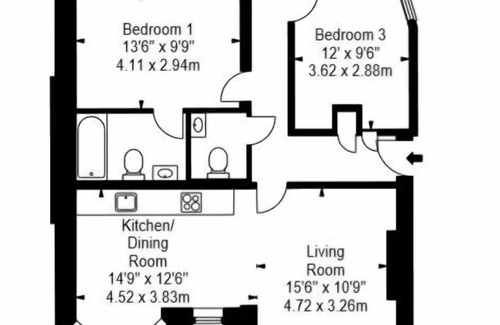Ravenscourt Park Apartment | Luxury Three Bedroom - Flat 122 (Lower Ground Floor)