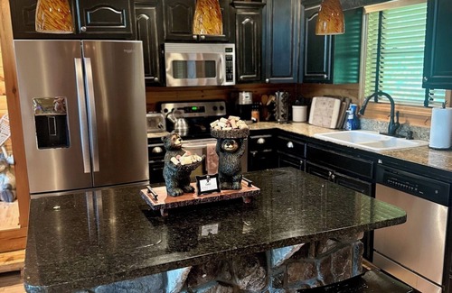 Topton Cabin | Luxury Vacation Home on water w/dock, boat slip and amazing views