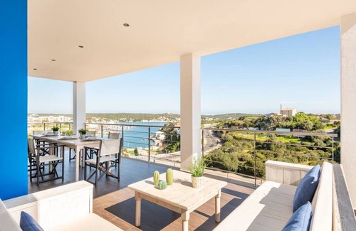 Es Castell Villa | Luxury Villa, Port Views, Jacuzzi & Pool, Full AC