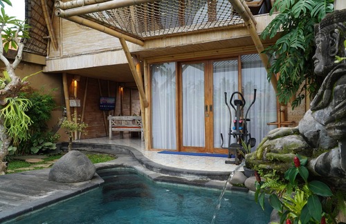 Mas Villa | Luxury Villa - Private Pool Bamboo Villa 3BR overlooking the rice fields