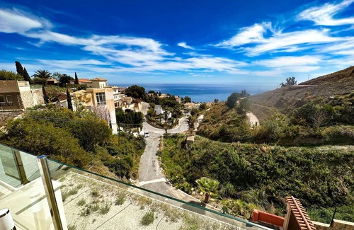 Salobrena Villa | Luxury villa sea views,heated pool and jacuzzi