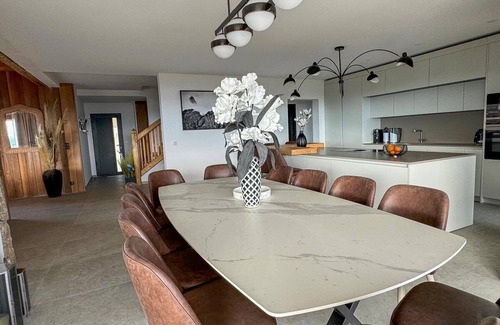 Cirendinu Villa | Luxury villa sheepfold style 7bed 16pers, swimming pool and splendid sea view St Cyprien