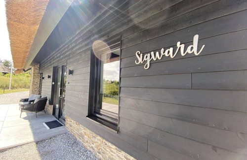 Nes Villa | Luxury villa Sig Ward with pool, sauna, spacious living room and beach 1 km away