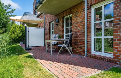 Greetsiel Apartment | Mühlenblick 02 - Moderne Ferienwohnung mit Blick auf die Zwillngsmühlen