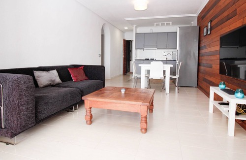 Santa Pola Apartment | Maclo: Fantástica Terraza al mar Frente a la Isla de Tabarca. Wifi. Smart TV