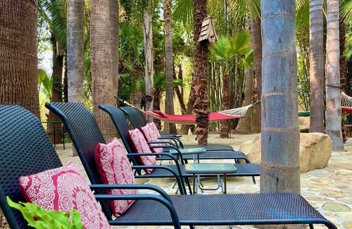 Ojai House | Magical Jungle with Pool, Spa 2 Outdoor Fireplaces ,Yoga studio, 4 acres
