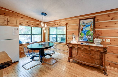 Franklin Cabin | Magical Smoky Mountain Cabin Rental w/Waterfall!