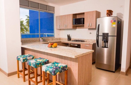 Covenas Apartment | Magico Apartamento Frente al Mar 3 Habitaciones PAZ224