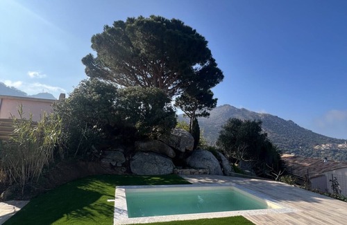 Santa-Reparata-di-Balagna Villa | Magnificent pool villa with sea, lake and mountain views