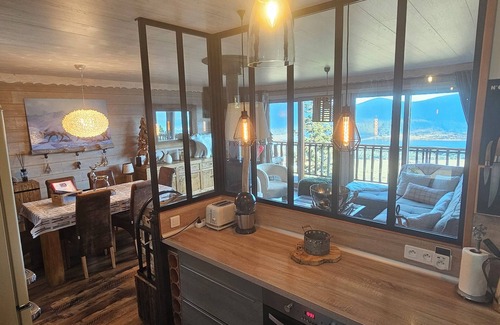 Les Angles Ski Chalet | Magnificent CHALET in the heart of the resort of Les Angles, EXCEPTIONAL VIEW.wifi.SPA