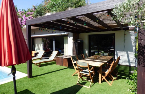 Perols Villa | MAGNIFICENT CONTEMPORARY VILLA 5 * 250M2, POOL, 6 BEDROOMS, 14 PERS, 2MN BEACH