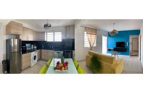 Tartane Apartment | Magnificent luxury T2 apartment, 5 minutes from Anse à l'âne beach.