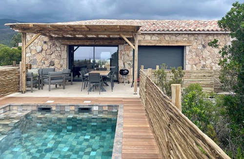 Ventiseri Villa | Magnificent sea-view villa with private pool